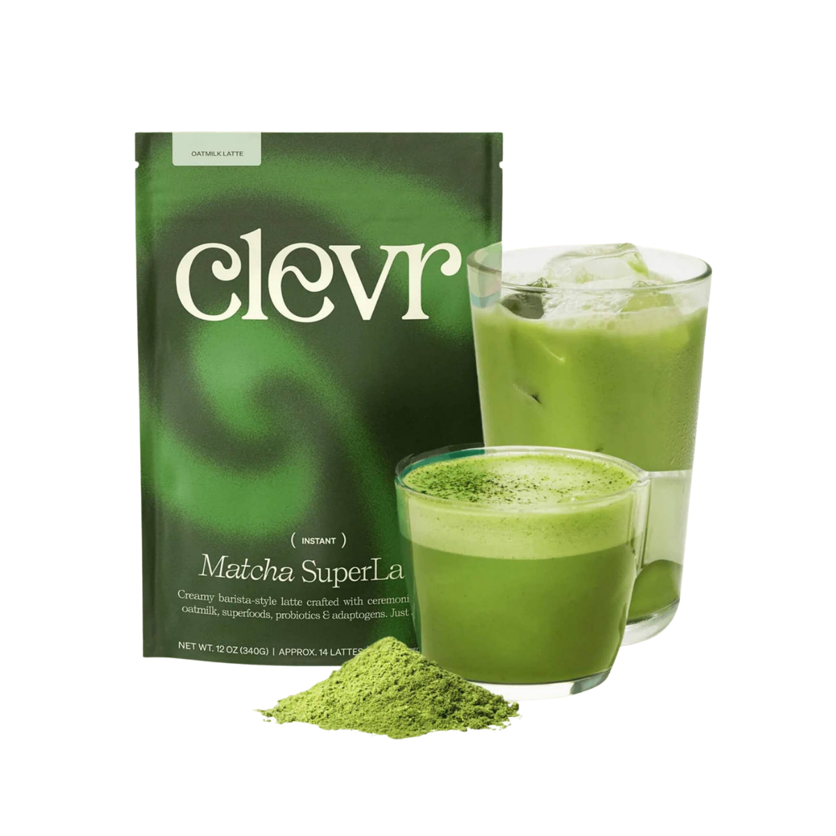 Clevr Matcha Green Tea Superlatte