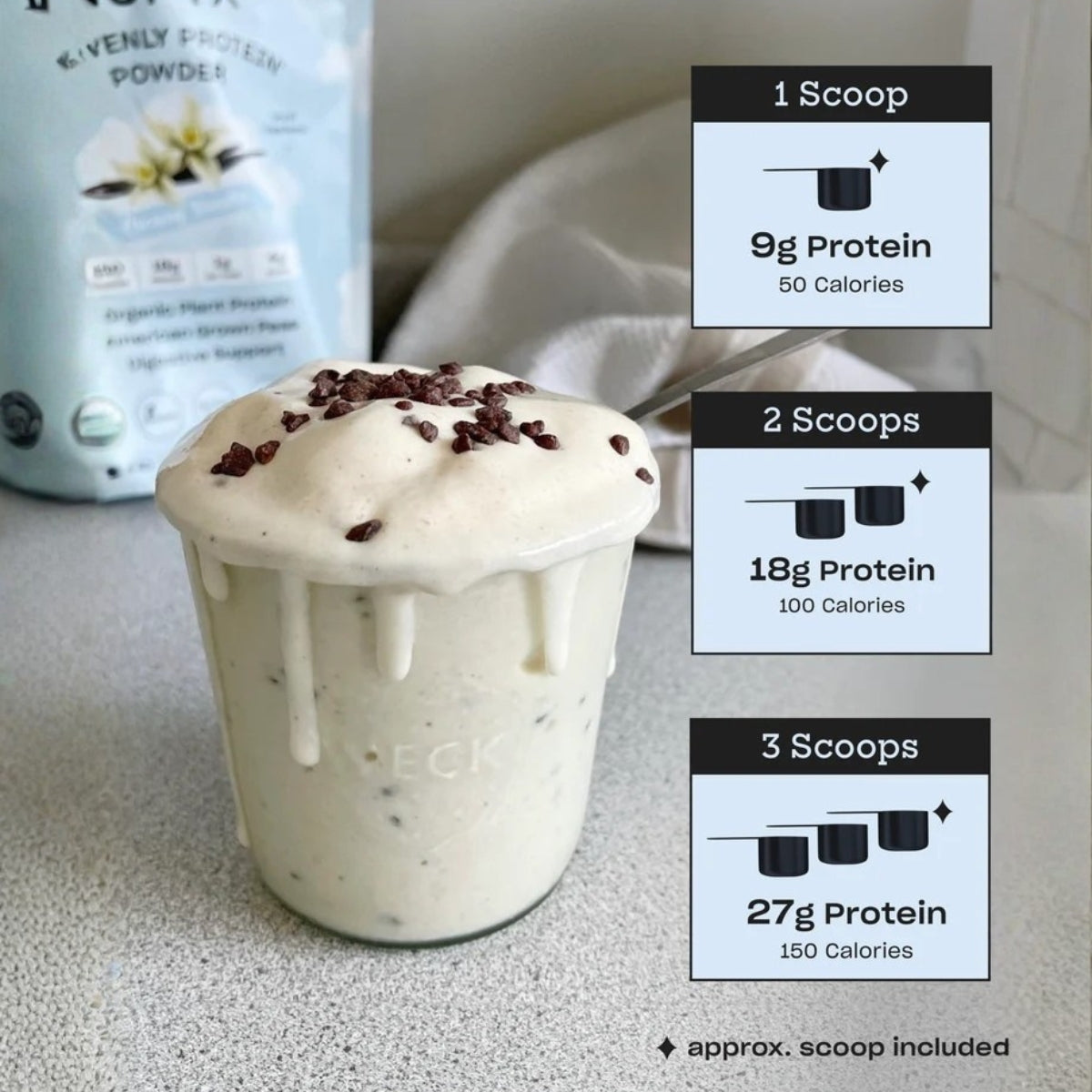 Poudre de Protéine Nufyx Creamy Vanilla (40 portions)
