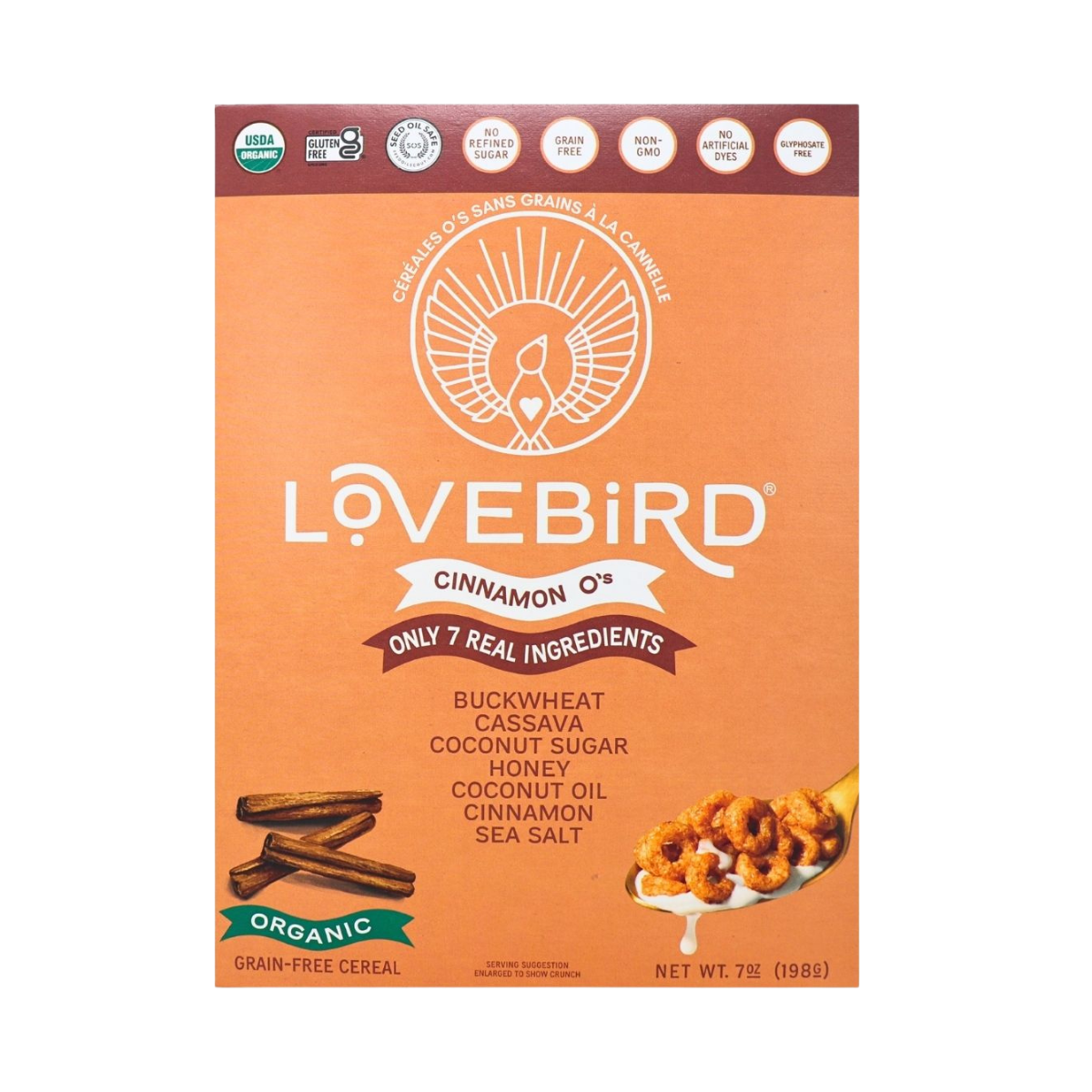 Lovebird Céréales à la cannelle