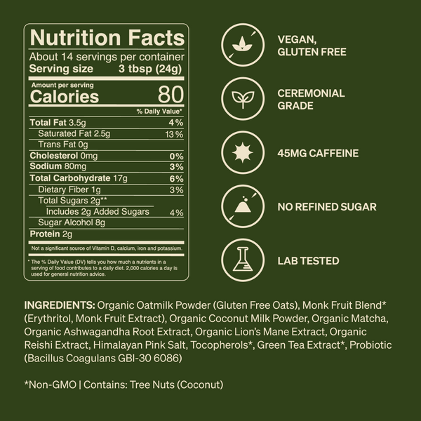 Clevr Matcha Green Tea Superlatte
