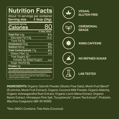 Clevr Matcha Green Tea Superlatte