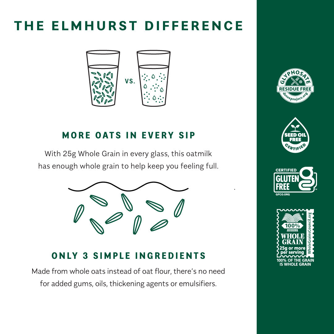 Elmhurst Unsweetened Oat Milk