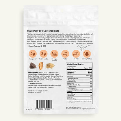 Simply Croustillantes au beurre de cacahuète