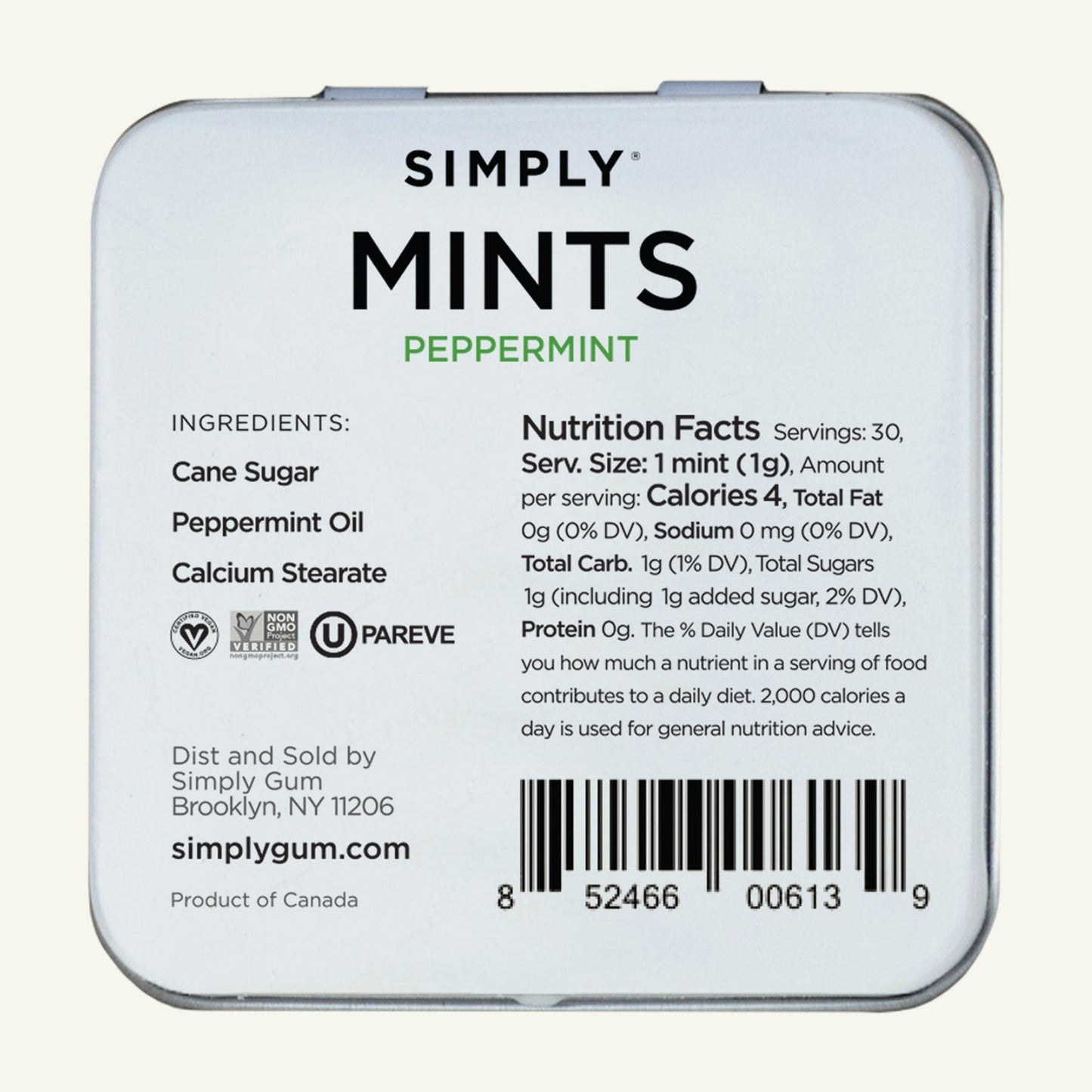 Simply Mints menthe poivrée