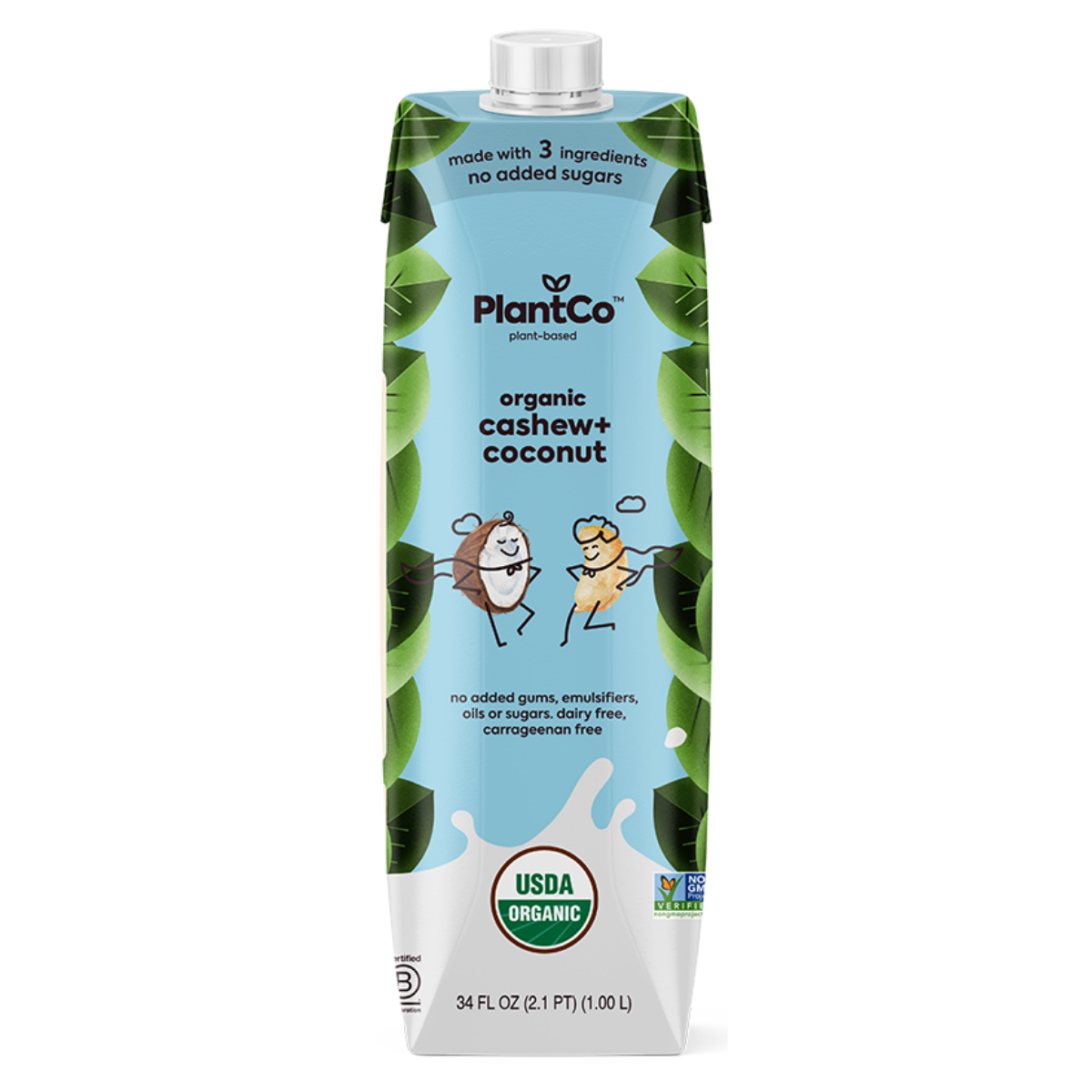 PlantCo  Boisson bio aux noix de cajou et à la noix de coco