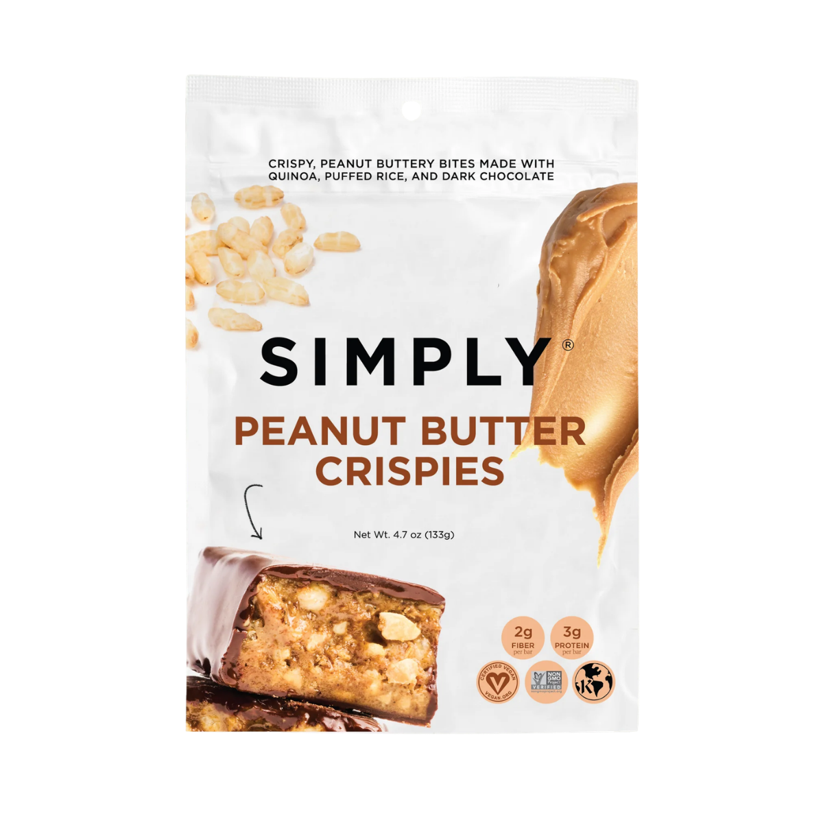 Simply Croustillantes au beurre de cacahuète