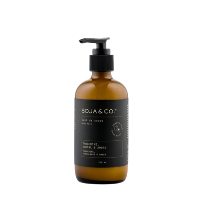 Soja&Co Lait corporel Mandarine, Santal et Ambre