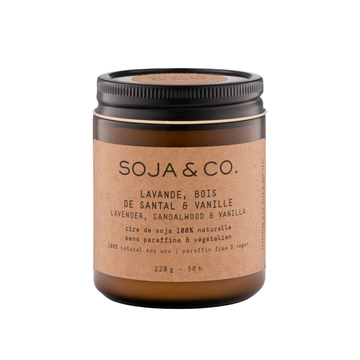 Soja&Co Bougie Lavande, Santal et Vanille