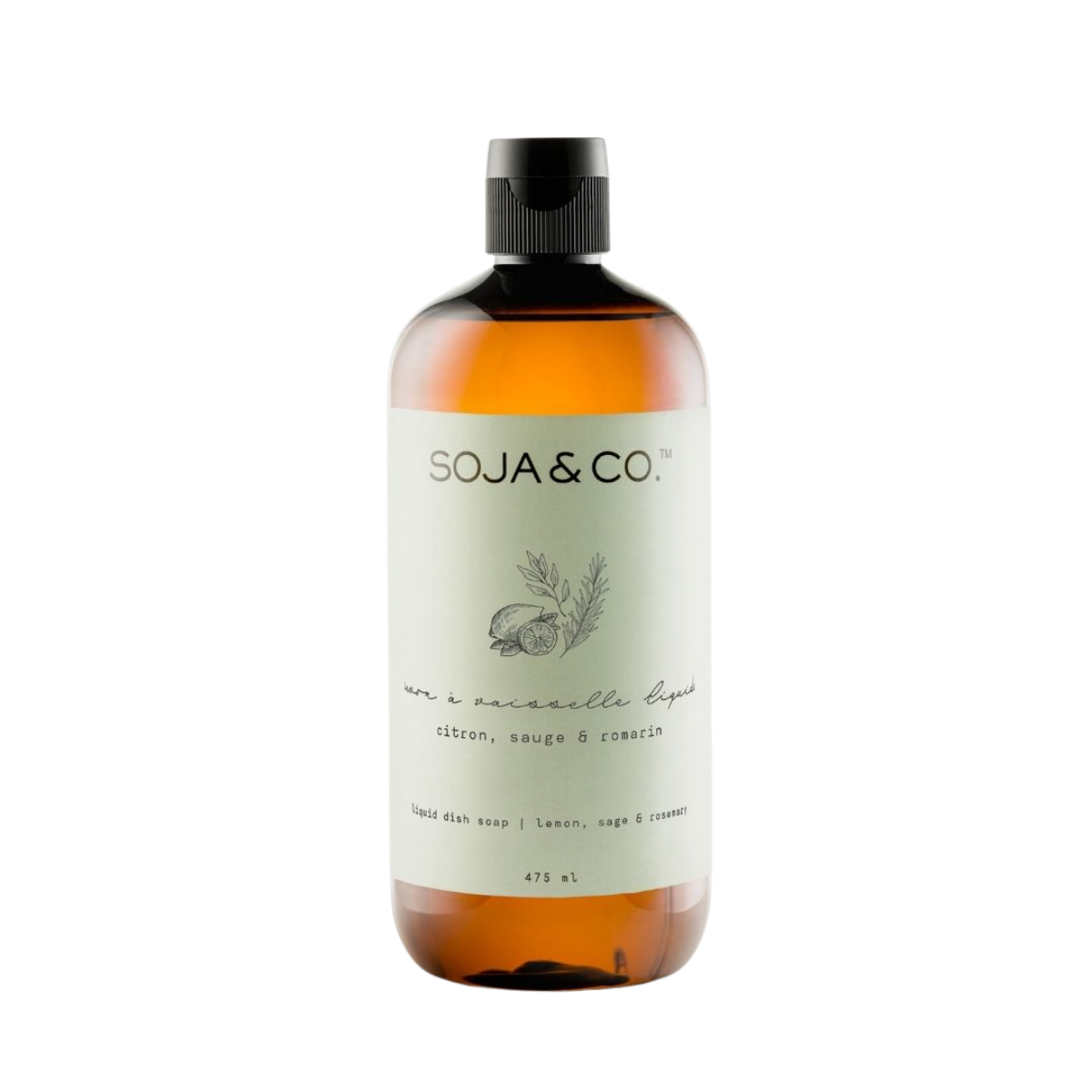 Soja&Co Liquide vaisselle Citron, Sauge et Romarin