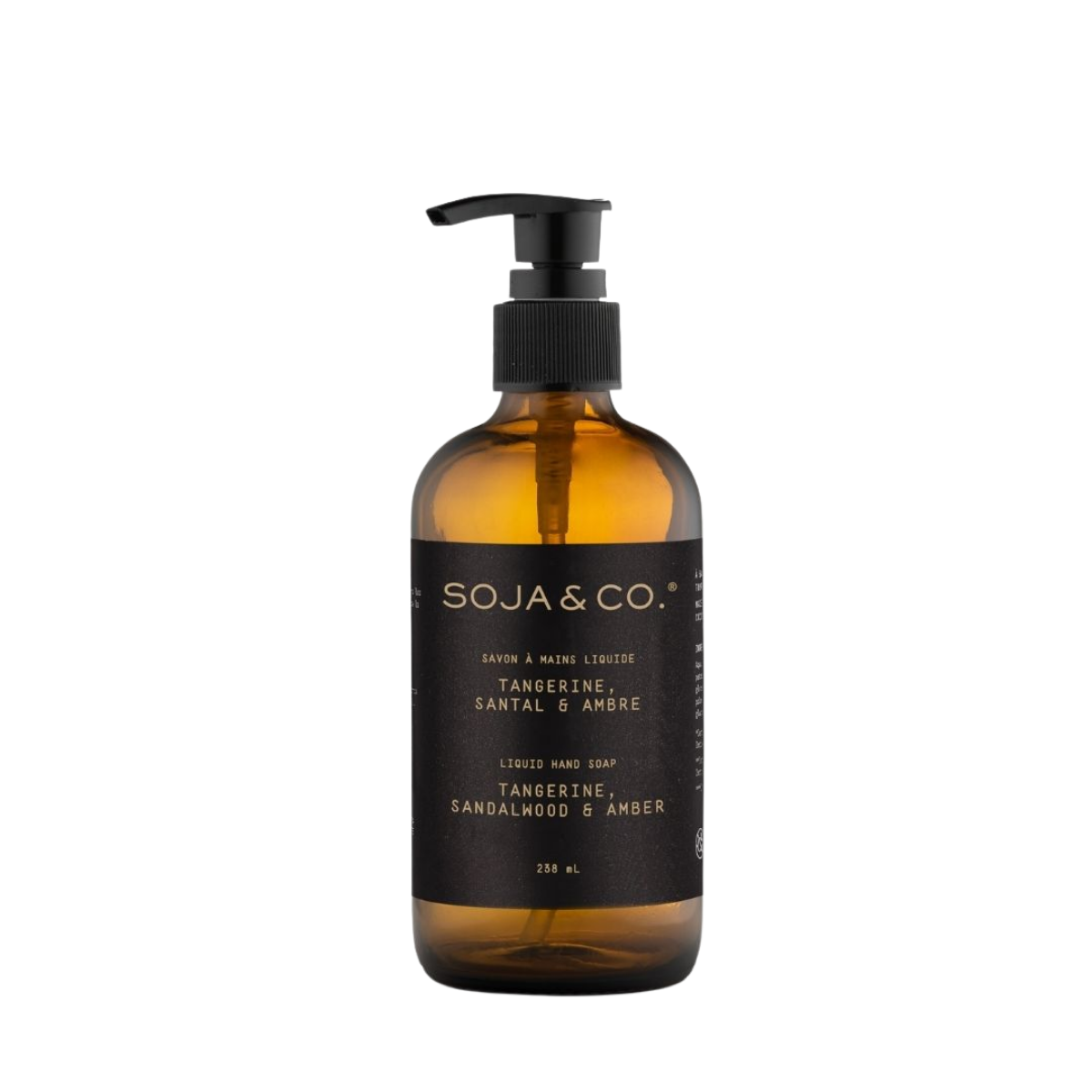  Soja&Co Savon liquide pour les mainsMandarine, Santal et Ambre