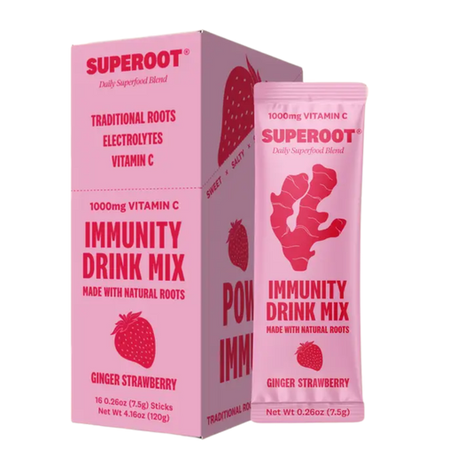 Superoot - Strawberry Immunity Drink Mix