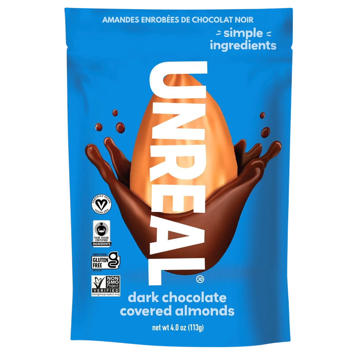 Unreal Dark Chocolate Covered Almonds