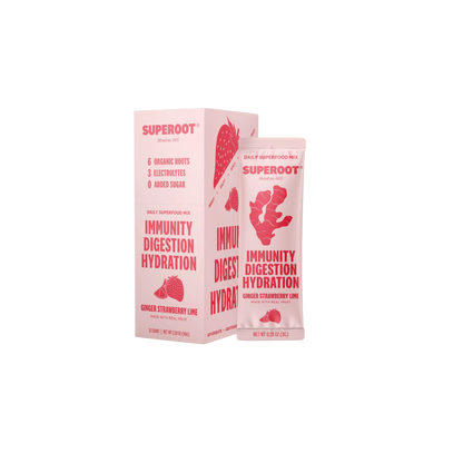 Superoot Hydration, Immunity & Digestion Mix (Strawberry Lime) (Packet)