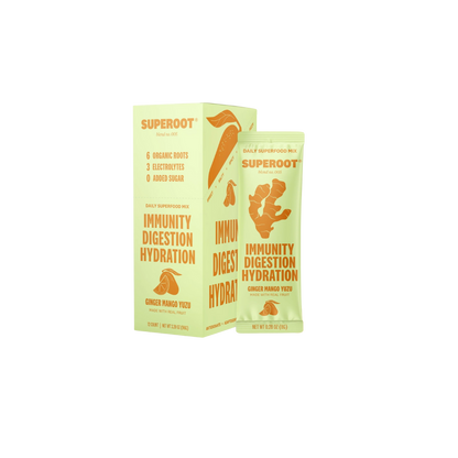 Superoot Hydration, Immunity & Digestion Mix (mango yuzu) (Packet)