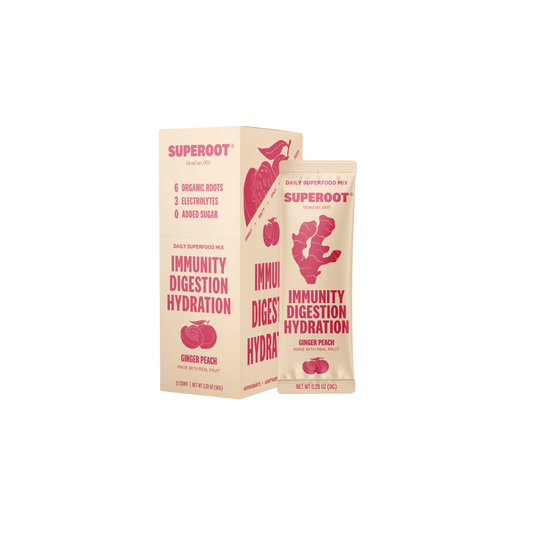 Superoot Hydration, Immunity & Digestion Mix (Peach) (Packet)