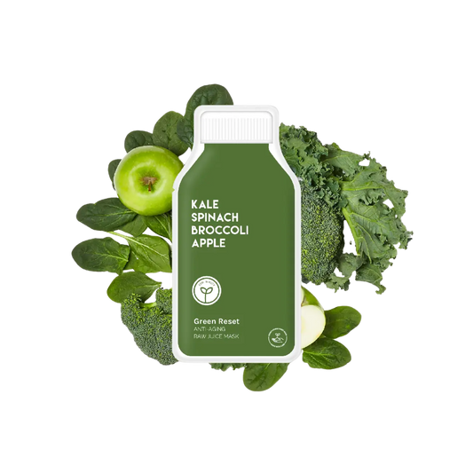 ESW Sheet Face Mask - Kale Spinach Broccoli Apple