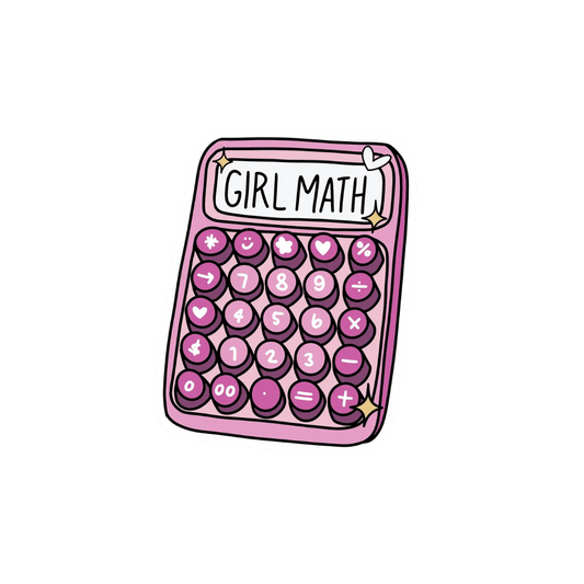 Sticker: Girl Math Calculator