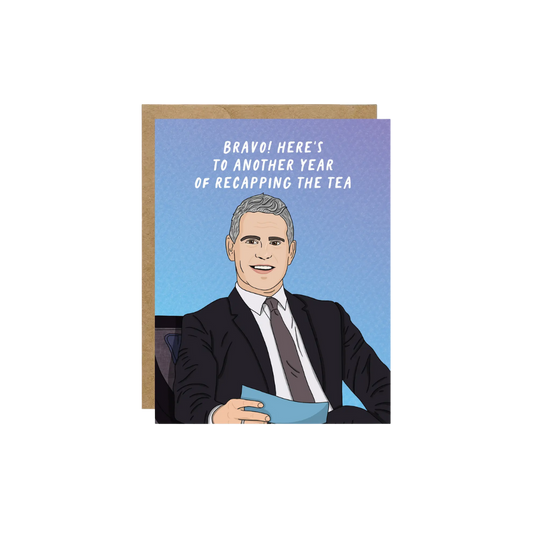 Card: Recap the Tea Andy Birthday