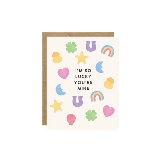 Card: So Lucky You're Mine