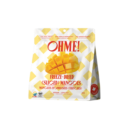 OHME! Freeze-Dried Mangoes (Sliced)