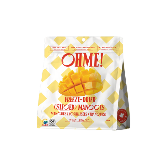 OHME! Freeze-Dried Mangoes (Sliced)