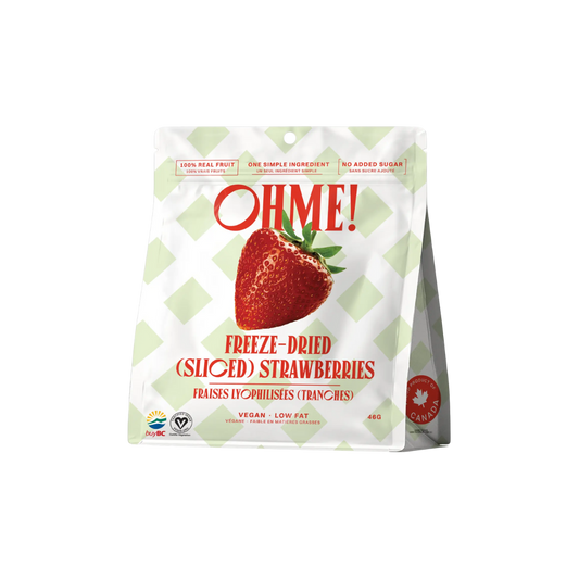 OHME! Freeze-Dried Strawberries (Sliced)