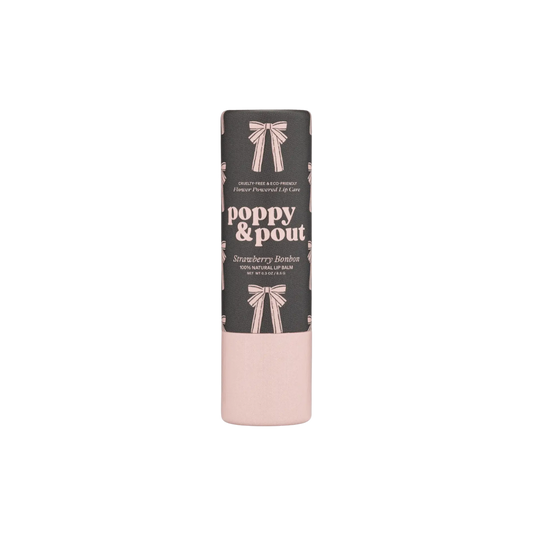 Poppy & Pout - Strawberry Bonbon Lip Balm