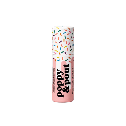 Poppy & Pout - Birthday Confetti Cake Lip Balm