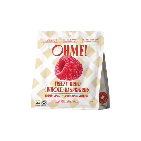 OHME! Freeze-Dried Raspberries (Whole)