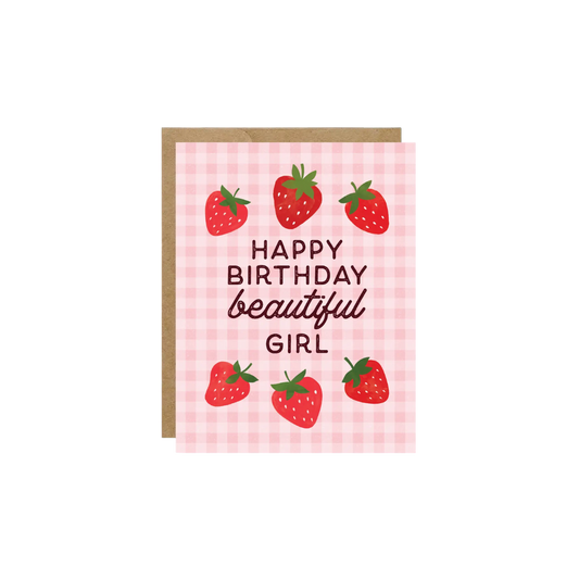 Card - Happy Birthday Beautiful Girl
