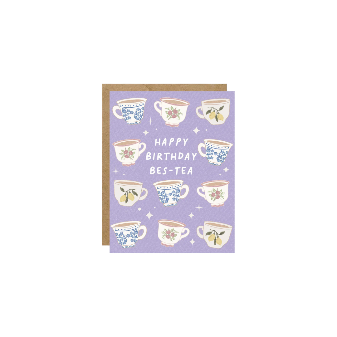 Card - Happy Birthday Bes-Tea