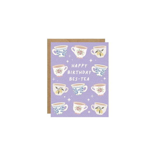 Card - Happy Birthday Bes-Tea