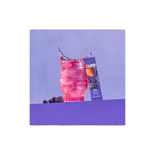 Mélange énergétique hydratant Cure - Baies d'açaï (Sachet)