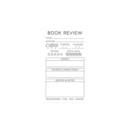 Bloc-notes - Critique de livre