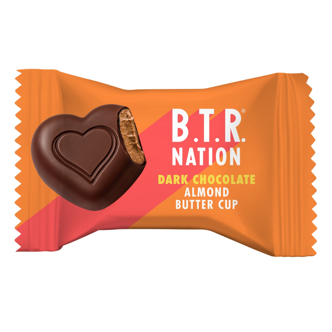 BTR Nation - Dark Chocolate Almond Butter Cups