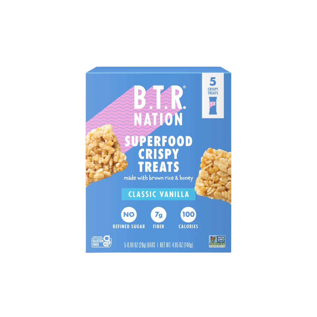 BTR Nation - Classic Vanilla Crispy Treats