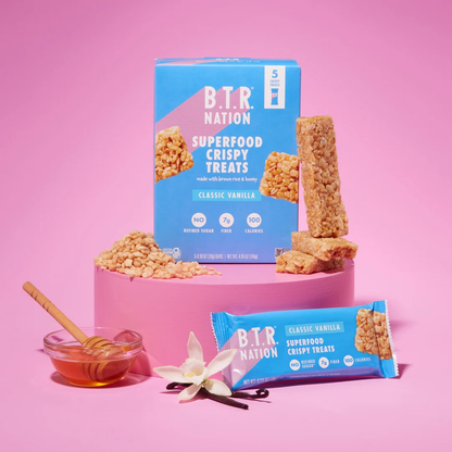 BTR Nation - Classic Vanilla Crispy Treats