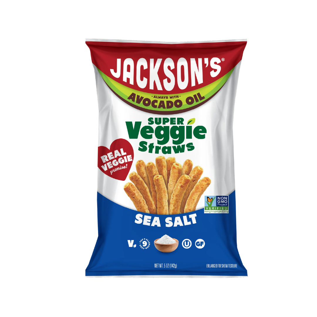 Jackson's Avocado Oil Veggie Straw Sea Salt