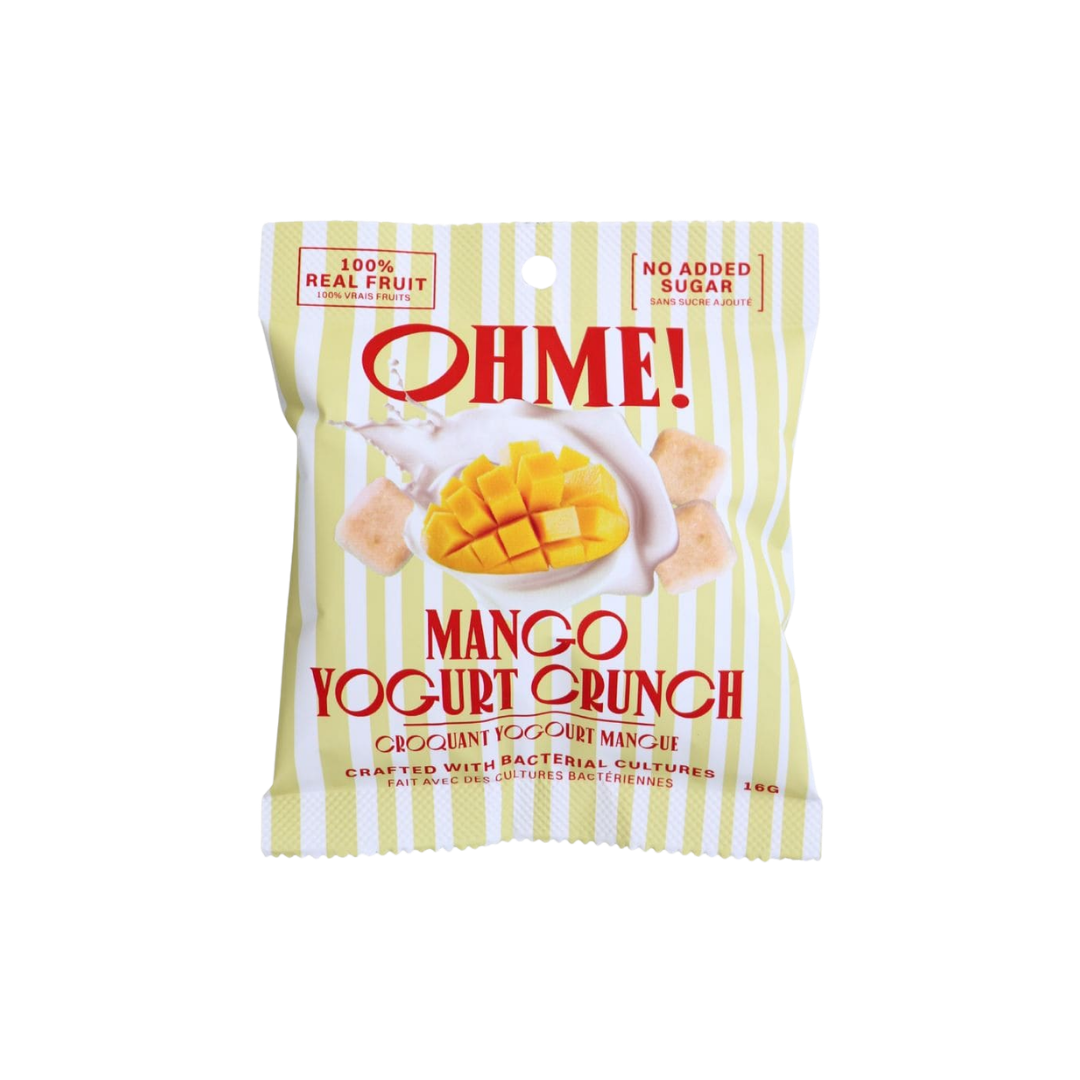 OHME! Freeze-Dried Mango Yogurt Crunch (Snack Size)