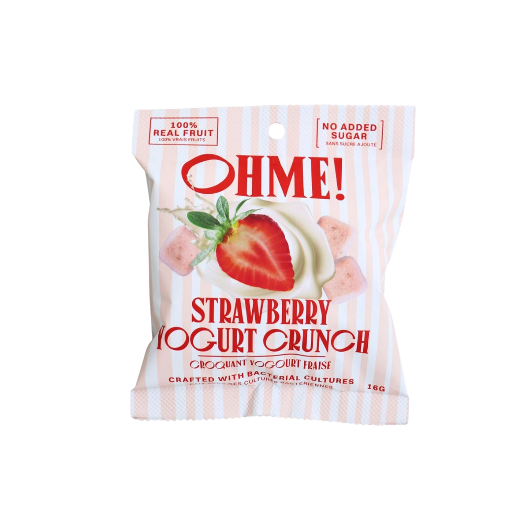 OHME! Freeze-Dried Strawberry Yogurt Crunch (Snack Size)