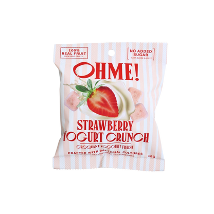 OHME! Freeze-Dried Strawberry Yogurt Crunch (Snack Size)