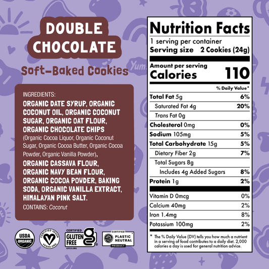 Skout Organic - Double Chocolate Soft Baked Cookies