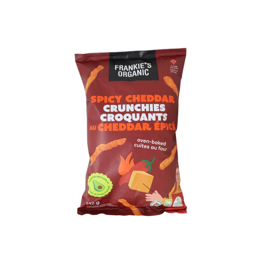 Croustilles au cheddar épicé à l'huile d'avocat de Frankie