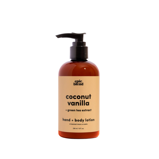 Lotion mains et corps Epic Blend Noix de coco et vanille