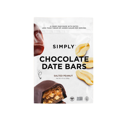 Simply Chocolate Date Bars - Salted Peanut