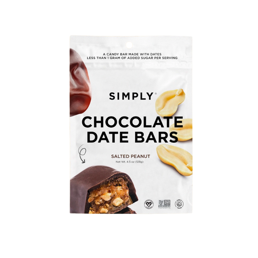Simply Chocolate Date Bars - Salted Peanut