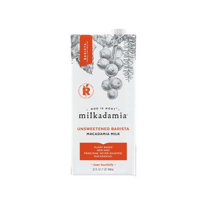 Milkadamia Unsweetened Barista Nut Milk
