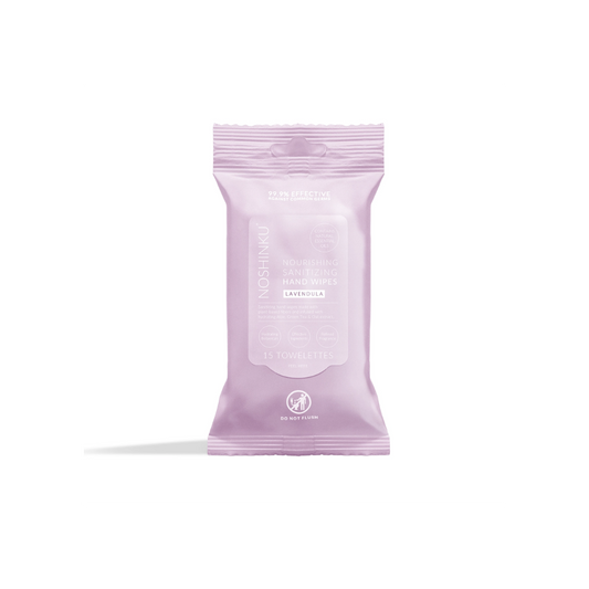 Noshinku - Lavender Nourishing Hand Sanitizing Travel Wipes