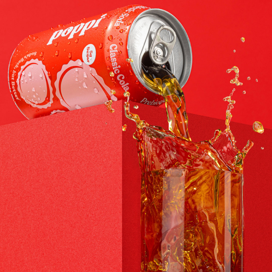 Soda prébiotique Poppi Classic Cola 