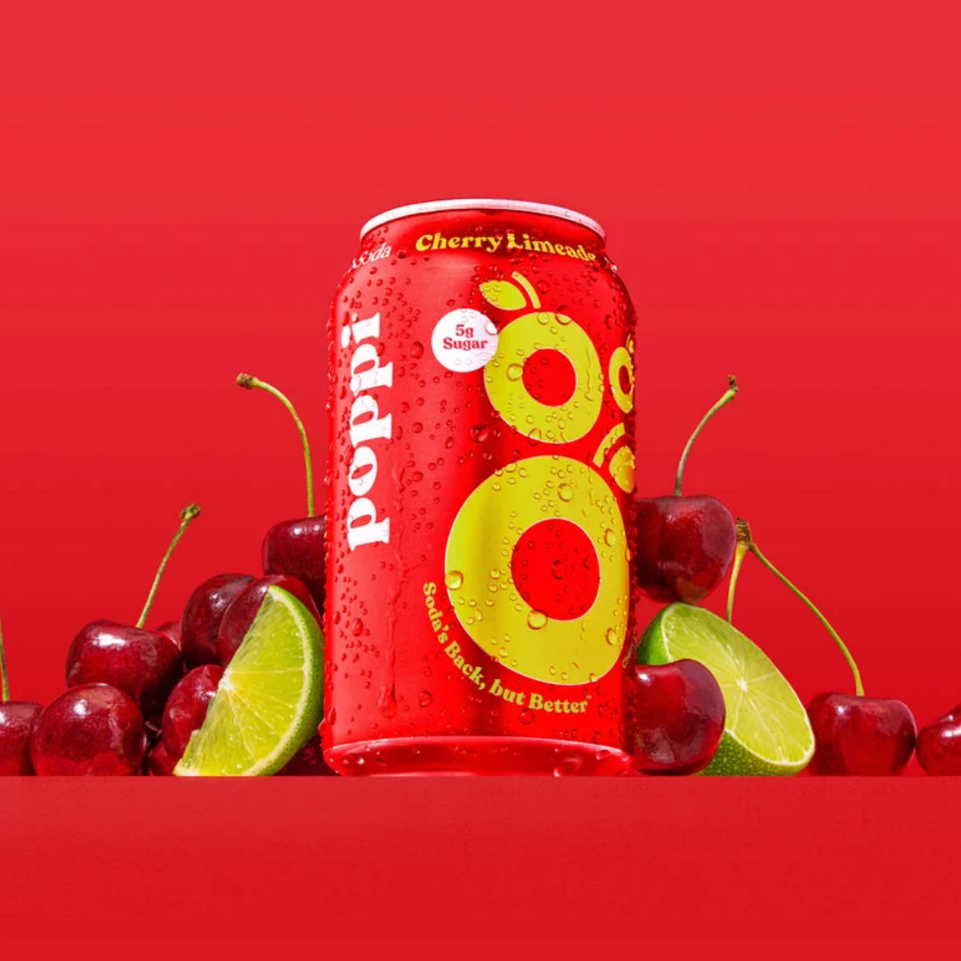 Punch prébiotique Poppi Cerise et lime